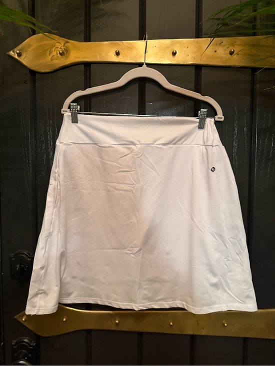 Unbranded Dresses & Skirts - New White Women's A-Line high waist Skirt Everyday Style Pockets Tennis Golf Lg